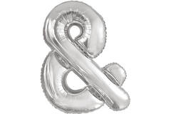 Large Letter & Silver Foil Balloon N34 Packaged 86 cm x 71 c