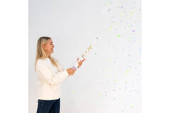 Confetti Cannon Multicolor Round Pastel Paper 60 cm