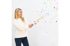 Confetti Cannon Multicolor Round Paper 60 cm