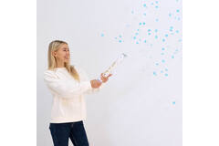 Confetti Cannon Gender Reveal Boy Round Paper 40 cm