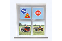 5 Window Sticker Construction Part