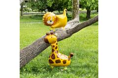 Walking Balloon Giraffe Foil  Balloon W24 Packaged 89 cm x 109 cm