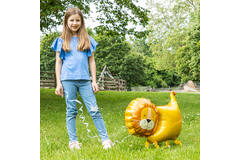 Walking Balloon Lion Foil Balloon W24 Packaged 59 cm x 96 cm