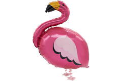 Walking Balloon Flamingo Foil Balloon W24 Packaged 83 cm x 71 cm