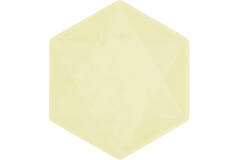 6 plates hexagonal Vert Decor, 15,8 x 13,7cm, yellow