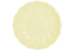 6 plates round Vert Decor, 22,9cm, yellow