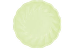 6 plates round Vert Decor, 22,9cm, green