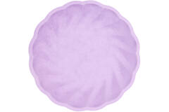 6 plates round Vert Decor, 22,9cm, purple