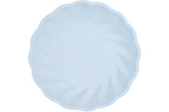 6 plates round Vert Decor, 22,9cm, blue