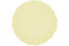 6 plates round Vert Decor, 18,8cm, yellow