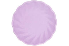 6 plates round Vert Decor, 18,8cm, purple