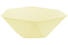 6 bowls hexagonal Vert Decor, 15,8x13,7cm, yellow