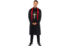 Adult Costume Vicar Size Large