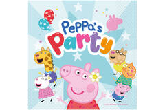 16 Lunch Napkins Peppa Pig 33 x 33 cm