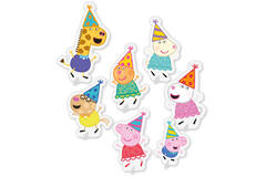 Table Decoration Kit Peppa Pig Paper 7 Parts 18 cm ' 30 cm