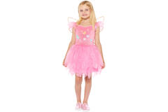 Child Costume Pink Fairy Age 3-4 Years
