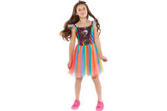 Child Costume Rainbow Dress Age 10-12 Years