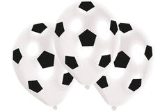 6 Latex Balloons Kick It