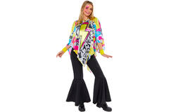 Adult Costume 80's Hippy Poncho One Size