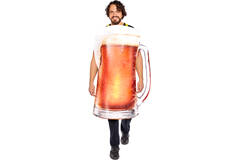 Adult Costume Pint Of Beer Tabard Size Standard