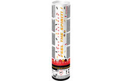 Confetti Cannon paper rectangular black/red/yellow