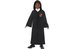 Child Costume Harry Potter Robe with 4 velcro house badges 6-10 Years