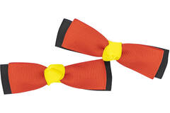 2 Hair Clips All Over Germany Fabric 8 cm x 2 cm