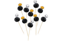 10 Honeycomb Picks Cats & Bats Papier / Wood 19 cm