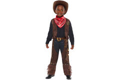 Child Costume Western Cowboy - Boys 6-8 Years