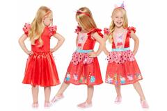 Child Costume Peppa Pig Party Dress 2-3 Years