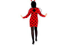 Adult Costume Ladybug Fleece Dress - Ladies Size M/L