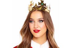 Plastic Crown Gold - Flat Pack One size