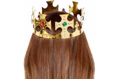 Plastic Crown Gold - Flat Pack One size