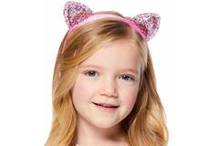 Hair Accessories Pink Glitter Cat Ears Child One size