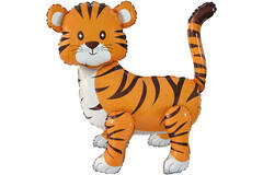 Multi Tiger Foil Balloon H60 Packaged 55 cm x 63 cm