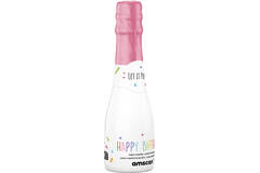 Confetti Popper Bottle Multicolor Round Paper 16cm Pink Bottle