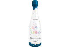 Confetti Bottle Multicolor Rectangular Paper 32cm Blue Bottle