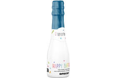 Confetti Popper Bottle Multicolor Round Paper 16cm Blue Bottle