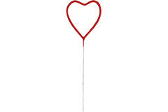 Heart Sparkler XL 26cm Red