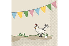 16 Napkins Farm Party 25 cm x 25 cm