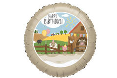 Standard Farm Party Foil Balloon C40 Packaged 43 cm
