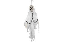 Animatronic Hanging Mini Ghoul White 60 cm x 9 cm x 80 cm