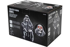 Animatronic Hanging Mini Ghoul Black 60 cm x 9 cm x 80 cm