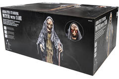 Animatronic Standing Witch with Cane 43 cm x 40 cm x 1.6 m