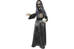 Animatronic Standing Witch with Magic Ball 62 cm x 30 cm x 1.76 m