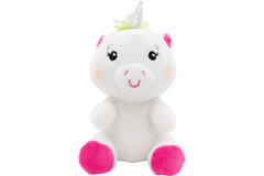 2-in-1 plush toy balloon weight unicorn with hook, 11cm, 90g