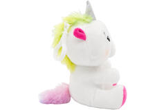 2-in-1 plush toy balloon weight unicorn with hook, 11cm, 90g