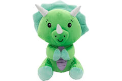 2-in-1 plush toy balloon weight dinosaur with loop 21cm, 170g