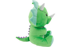 2-in-1 plush toy balloon weight dinosaur with loop 21cm, 170g