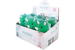 2-in-1 plush toy balloon weight dinosaur with loop 21cm, 170g